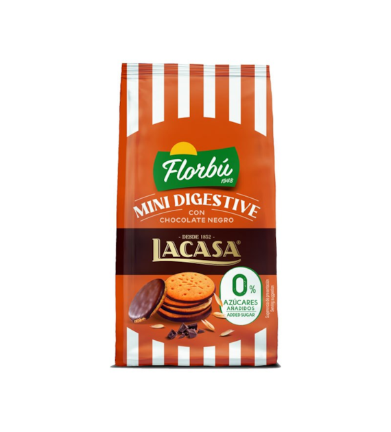Ciastka w ciemnej polewie czekoladowej bez dodatku cukru 80g FLORBU