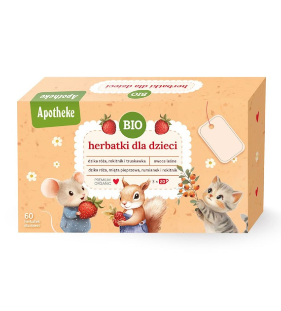 Herbatka dla dzieci mix smaków ekspres 60T APOTHEKE BIO