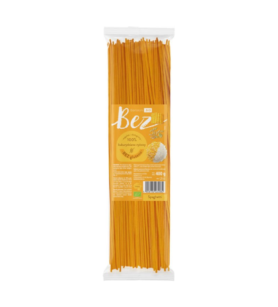 Makaron kukurydziano ryżowy spaghettii bezglutenowy 400g BARTOLINI BIO