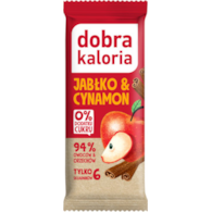 Baton daktylowy jabłko & cynamon bez cukru 35g DOBRA KALORIA