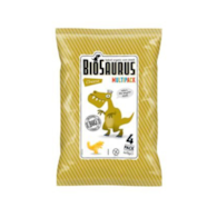 Chrupki kukurydziane bezglutenowe serowe 4 x 15g BIOSAURUS BIO