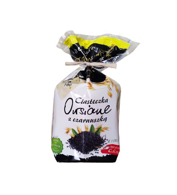Ciasteczka owsiane z czarnuszką bez cukru 150g ANIA