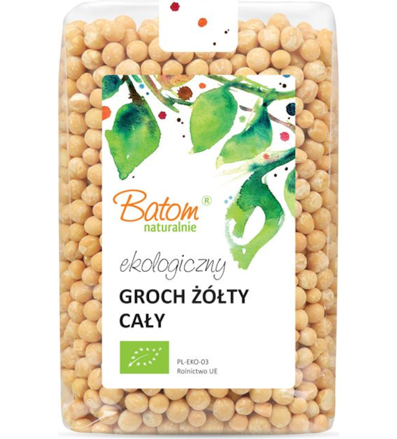 Groch żółty cały 500g BATOM BIO