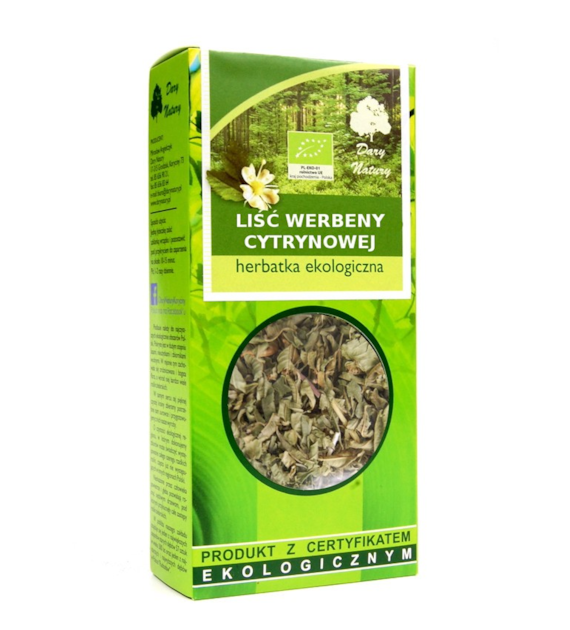 Herbatka Werbena cytrynowa liść 25g DARY NATURY BIO