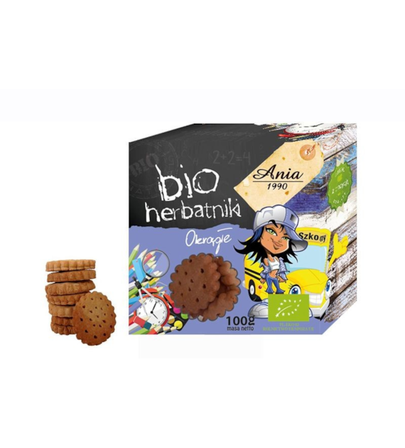 Herbatniki pszenne Okrągłe 100g ANIA BIO