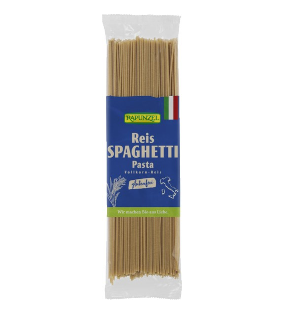 Makaron ryżowy spaghetti razowy bezglutenowy 250g RAPUNZEL BIO