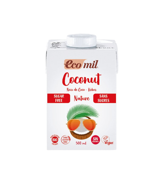 Napój kokosowy bez cukru 500ml ECOMIL BIO