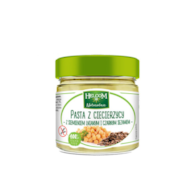 Pasta z ciecierzycy z siemieniem lnianym i czarnym sezamem 190g HELCOM