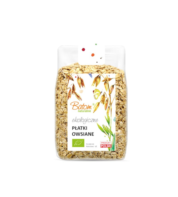 Płatki owsiane 250g BATOM BIO