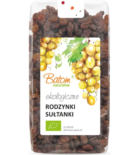 Rodzynki sułtanki 500g BATOM BIO