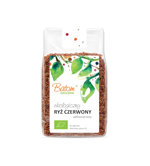 Ryż czerwony pełnoziarnisty 250g BATOM BIO