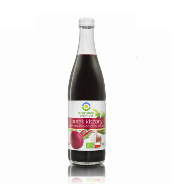 Sok z buraków kiszonych tłoczony NFC 500ml BIOFOOD BIO