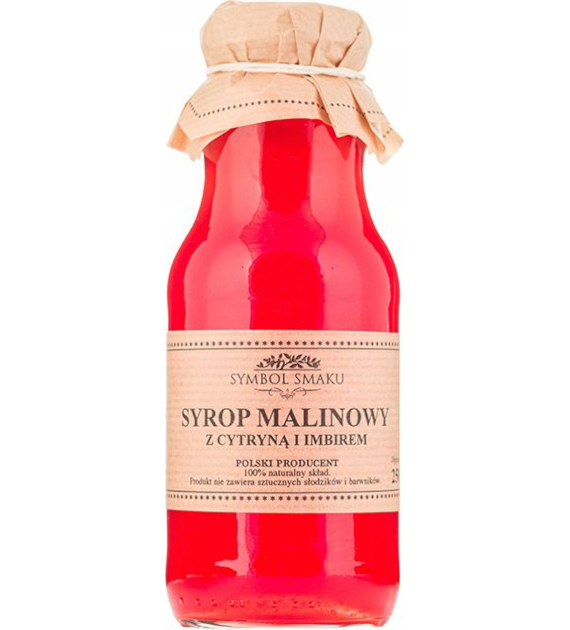 Syrop malinowy z cytryną i imbirem 250ml SYMBOL SMAKU