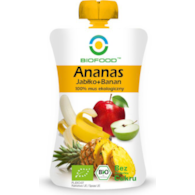 Mus owocowy ananas banan jabłko bez cukru 200g BIOFOOD BIO