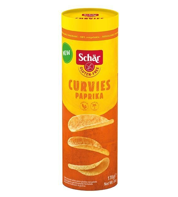 Chipsy ziemniaczane paprykowe bezglutenowe 170g SCHAR