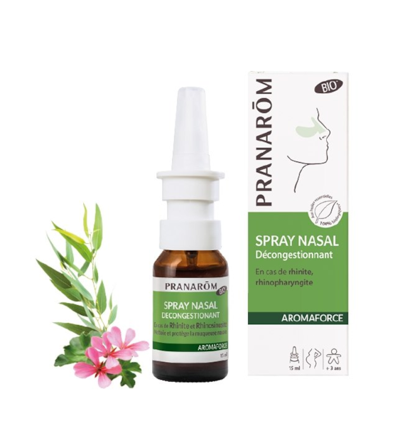 Aromaforce spray do nosa udrażniający 15ml PRANARÔM EKO