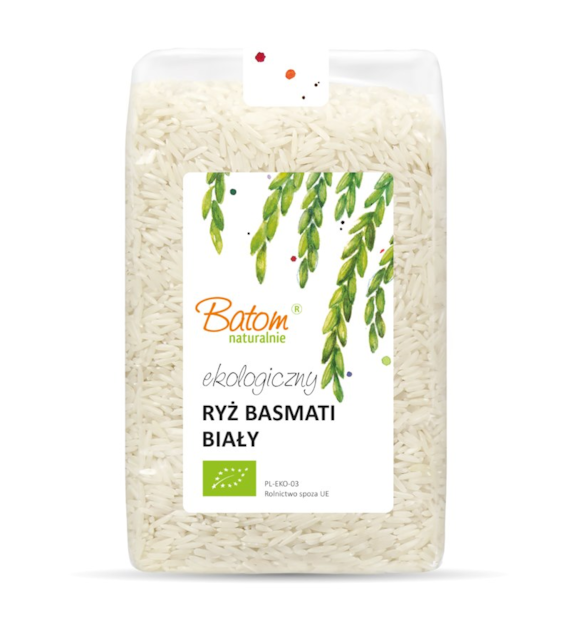 Ryż basmati biały 1kg BATOM BIO