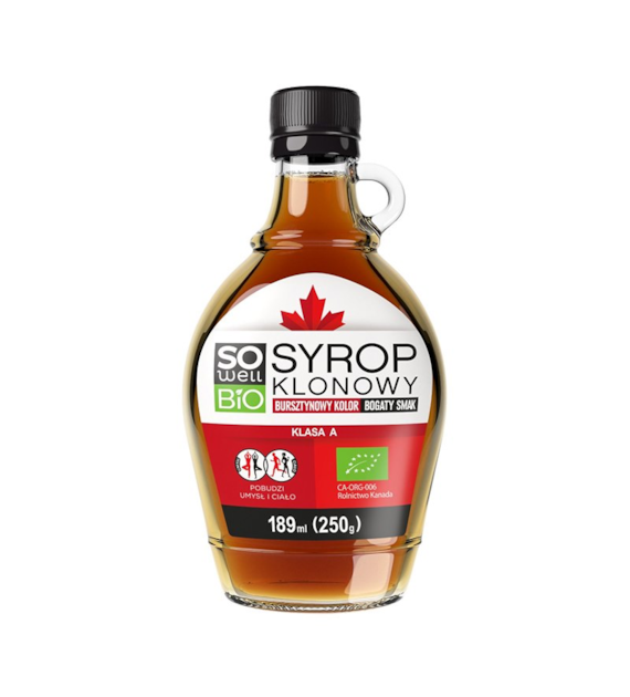Syrop klonowy klasa A 189ml SOWELL BIO