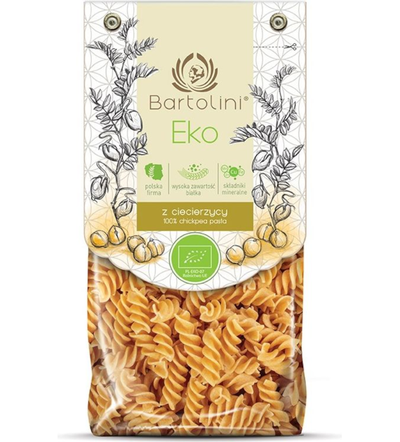 Makaron z ciecierzycy świderki 250g BARTOLINI BIO