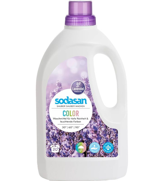 Płyn do prania kolor LAWENDA 1.5l SODASAN