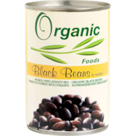 Fasola czarna puszka 400g ORGANIC FOODS BIO
