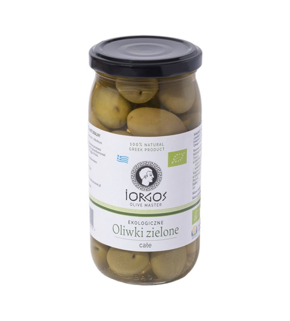 Oliwki zielone z pestką 360g IORGOS BIO