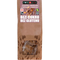 Ciastka owsiane z migdałami i czekoladą bez cukru 150g PURE&GOOD