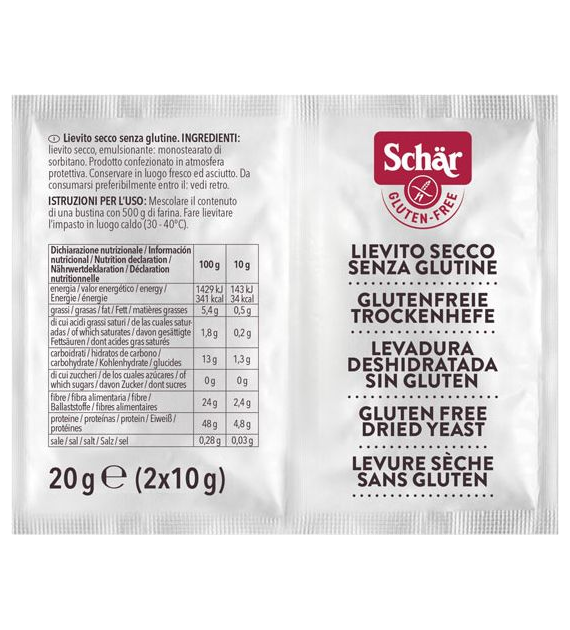 Drożdże suszone bezglutenowe 20g SCHÄR