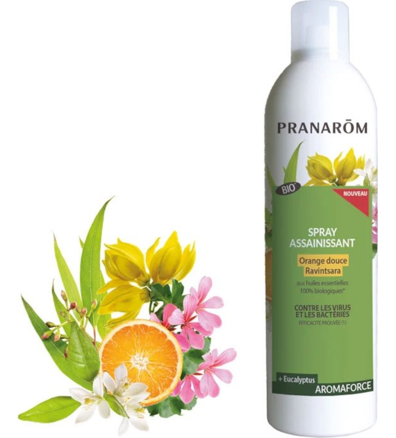 Spray aromaforce dezynfekcja i odkażanie powietrza 400ml PRANARÔM EKO