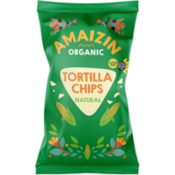 Chipsy kukurydziane tortilla solone bezglutenowe 250g AMAIZIN BIO
