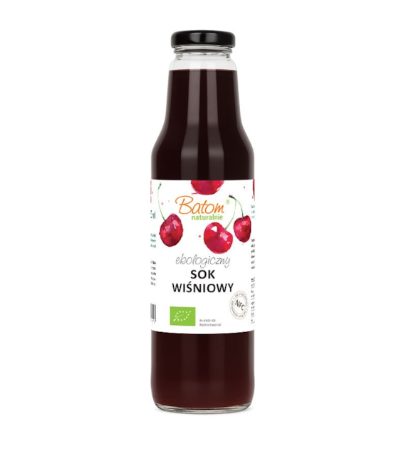 Sok wiśniowy bez dodatku cukru 750ml BATOM BIO