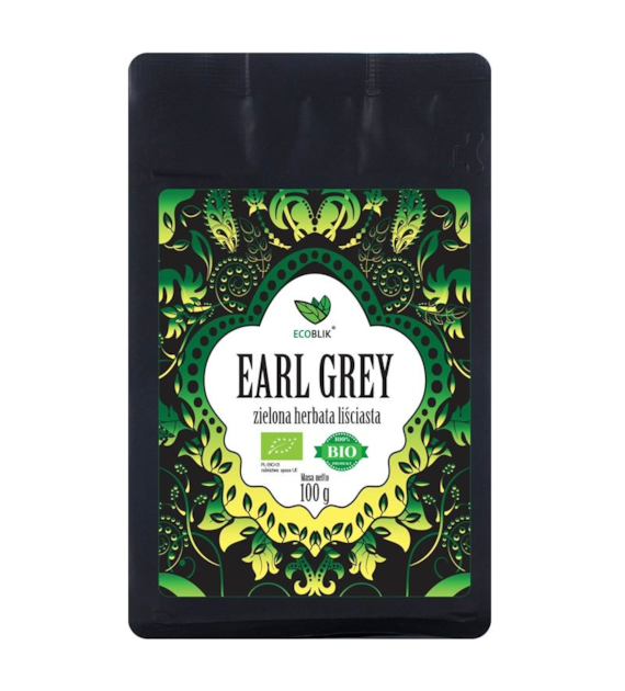 Herbata Earl Grey zielona liściasta 100g ECOBLIK BIO