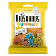 Żelki owocowe Dinozaury bez żelatyny 80g BIOSAURUS BIO