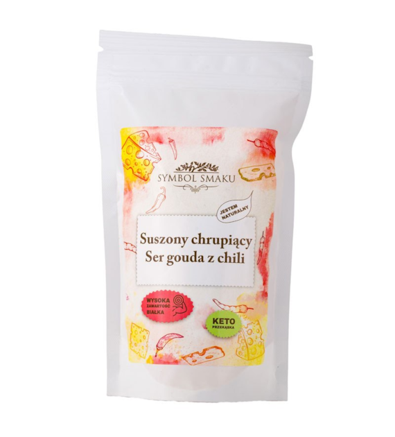 Ser gouda z chilli suszony 50g SYMBOL SMAKU - najlepiej spożyć przed: 03.11.2026