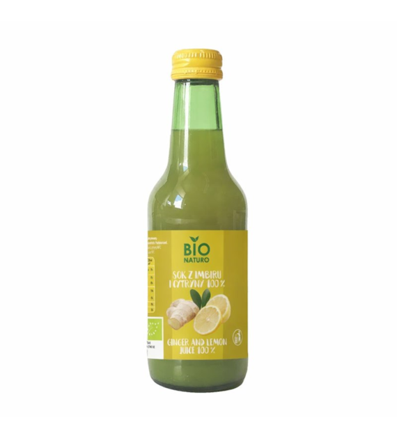 Sok z imbiru i cytryny 250ml BIO NATURO BIO