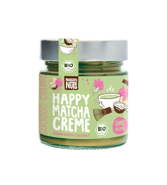 Krem kokosowy z matcha 250g NAUGHTY NUTS BIO