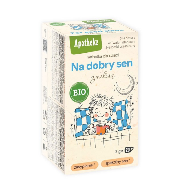 Herbatka dla dzieci Na Dobry Sen z melisą ekspres 20T APOTHEKE BIO
